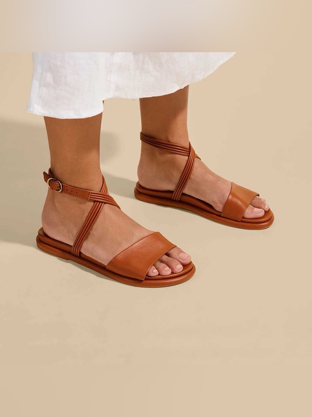 OluKai Tiare Wrap Sandals – Fox Brown – Women’s Size 6